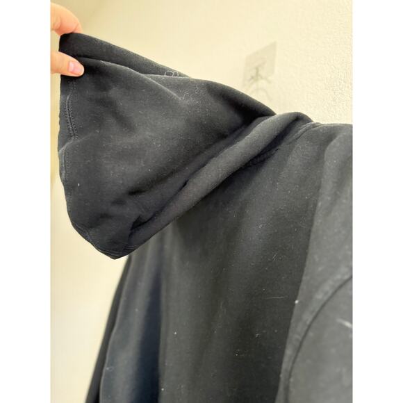 Women's Black Sisters Embroidered Sweatshirt Hoodie Medium - Picture 7 of 10